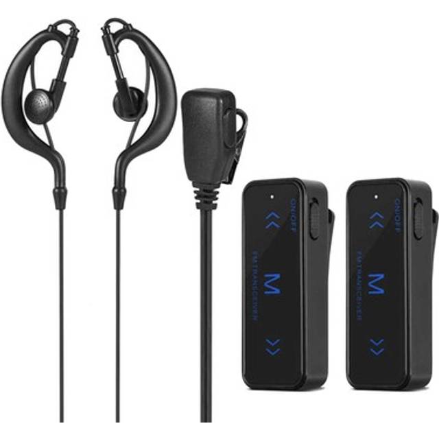2Pcs Mini Walkie Talkie 400-470MHz 2-Way Radio 3W Transceiver