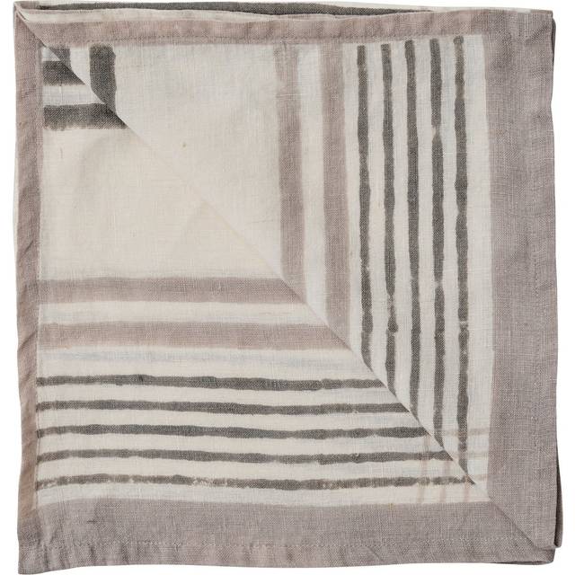 Tell Me More Ella napkin 50x50 cm Grey checkered