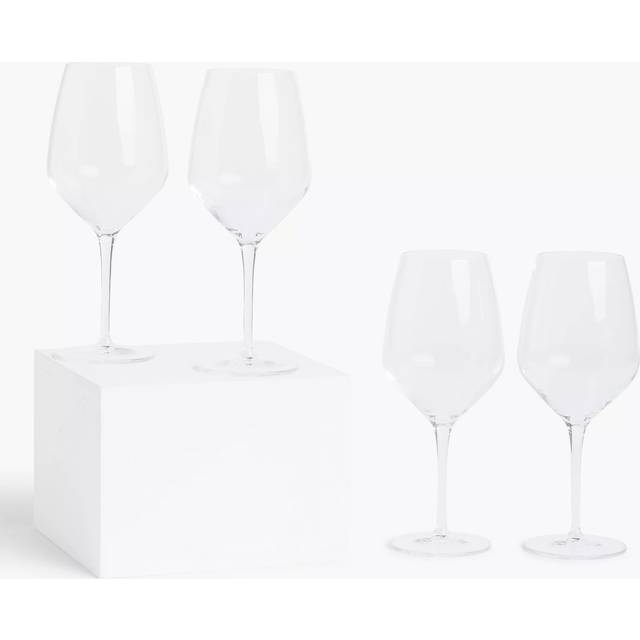 John Lewis Connoisseur Full Bodied Red Wine Glasses, Set of 4, 700ml, Clear