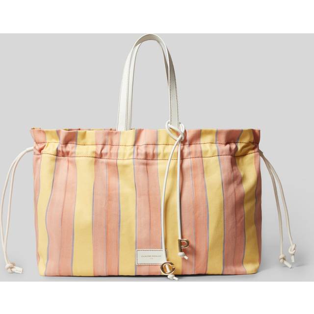 Striped Logo Tote Bag - MULTICOLORED - Since its beginning in 1984, Claudie Pierlot has maintained the classic French outlook that inspired its founder. Melding timeless style with an uninhibited attitude, the results offer strong ready-to-wear pieces and bold accessories to uplift your seasonal style, each designed in the brand’s Parisian workshop.