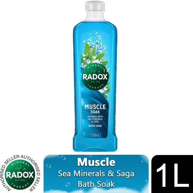 Radox Mineral Therapy Bath Soak Muscle Soak, 3x1L