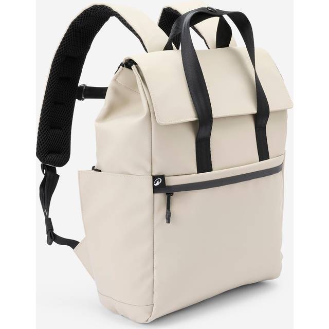 15l Water-repellent Backpack With Laptop Compartment - Lunar Beige