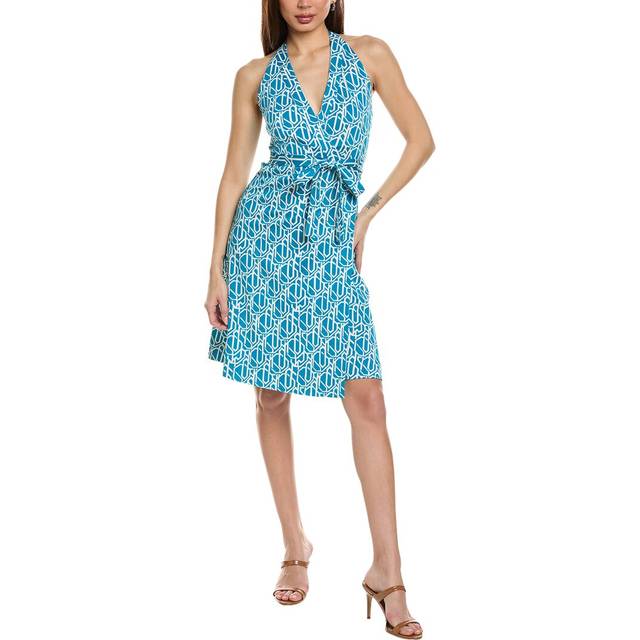 Diane Von Furstenberg Nishi Silk-Blend Wrap Dress