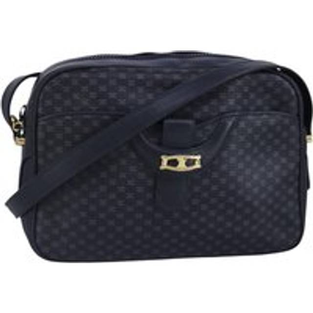 Womens Preloved Vintage Monogram Shoulder Bag Wo - Navy - One Size