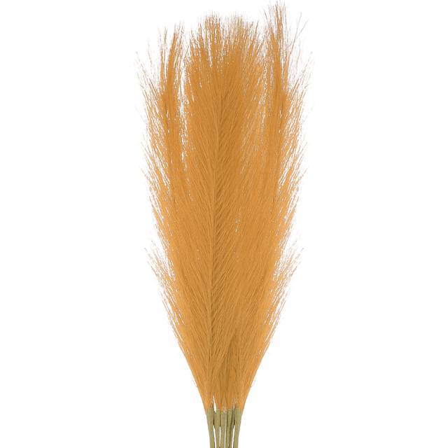 12pcs Faux Pampas Grass,21 Fake Pampas For Wedding Decoration,yellow
