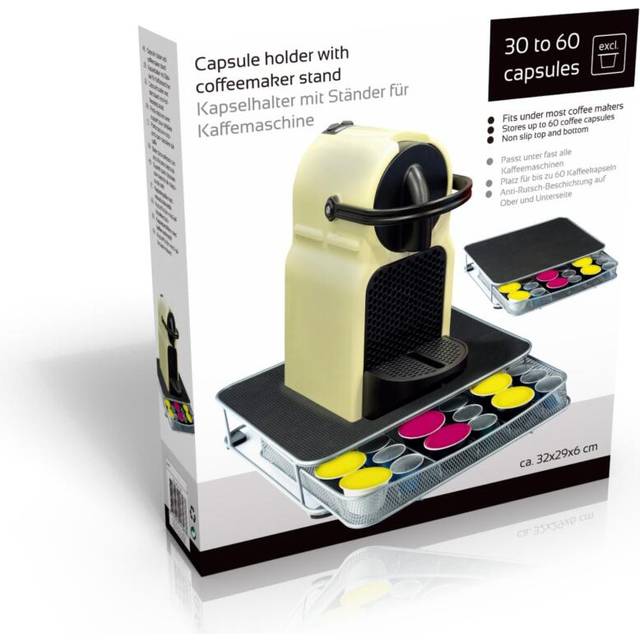 Coffee pod storage drawer holder stand rack nespresso dolce gusto up to 54 pods