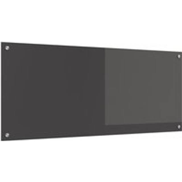 Dark Grey Kitchen Backsplash - 120x50x0.6 cm Tempered Glass Vidaxl