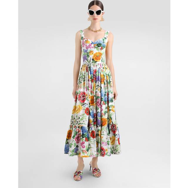Dolce & Gabbana, Maxi Dresses, female, Multicolor, 2XS, Elegant Dresses Collection
