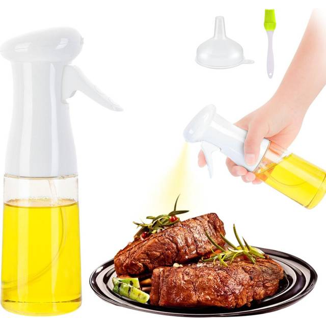 210ml Oil Spray Bottle Cooking Baking Vinegar Mist Sprayer Barbecue Spray Bottle For Home Kitchen Cooking BBQ Grilling Roasting