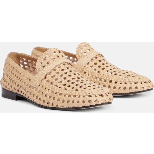 Loro Piana Leon woven leather loafers - beige (UK 2)