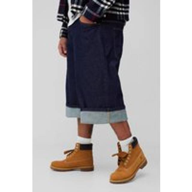 Plus Turn Up Parachute Jorts - Blue - 40
