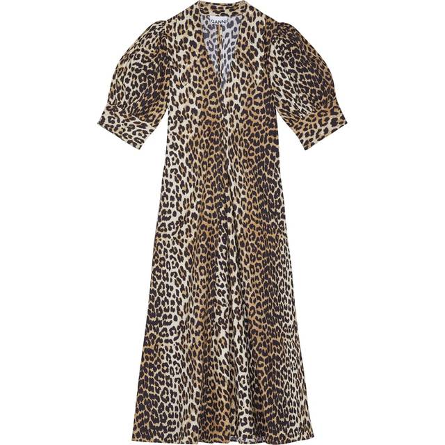 Dress GANNI Woman color Brown - 38