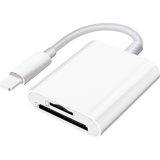 Sd Card Reader, Dual Card Slot Memory Card Reader, Plug And Play