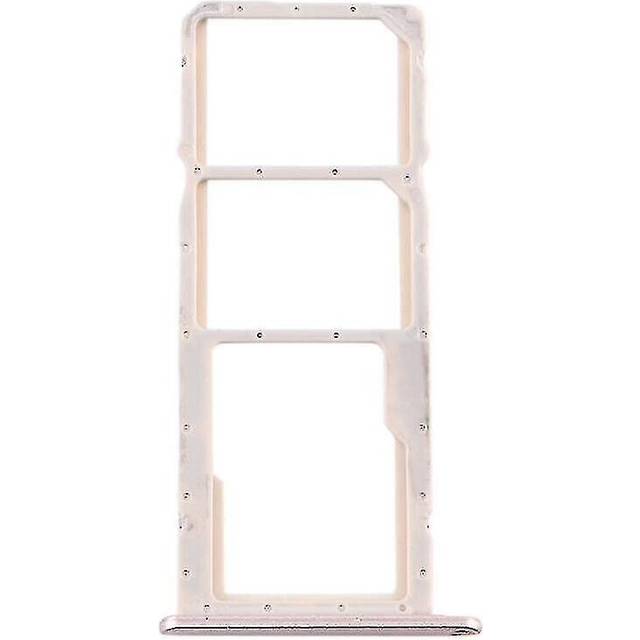 SIM Card Tray + SIM Card Tray + Micro SD Card Tray For Huawei Y6 (2019) (Gold)