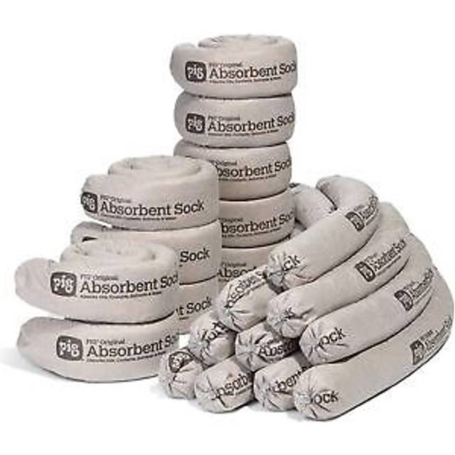 PIG length 1070 mm, Ø 80 mm, length 1070 mm, Ø 80 mm, 38 l/pack, pack of 20 - grey