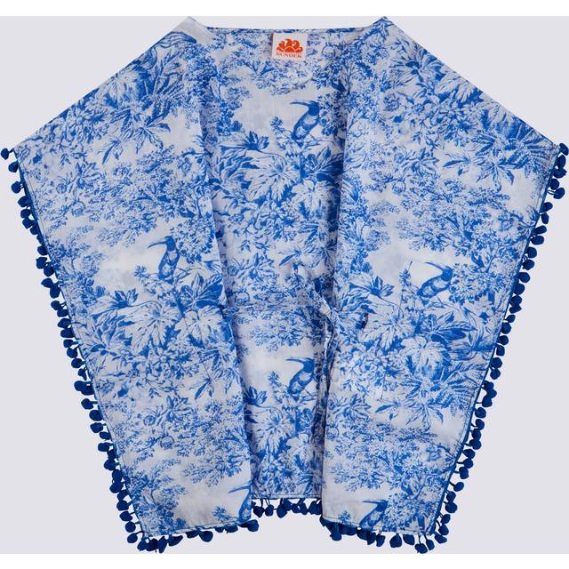 Toile de jouy mini kaftan sky blue 8 - SKY BLUE (8)