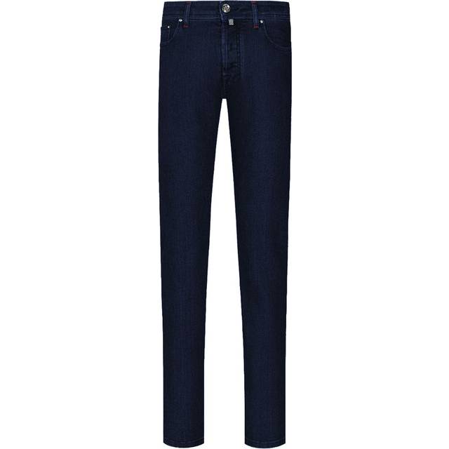 Jacob Cohën, Jeans, Herr, W32, Bomull, Blå Bomull Herr Jeans