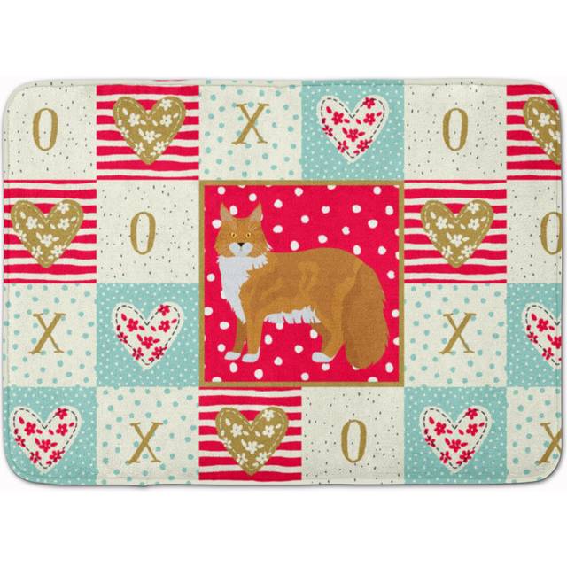 """""""""Caroline's Treasures Maine Coon #1 Cat Love Machine Washable Memory Foam Mat doormats  Multicolor"""""""""