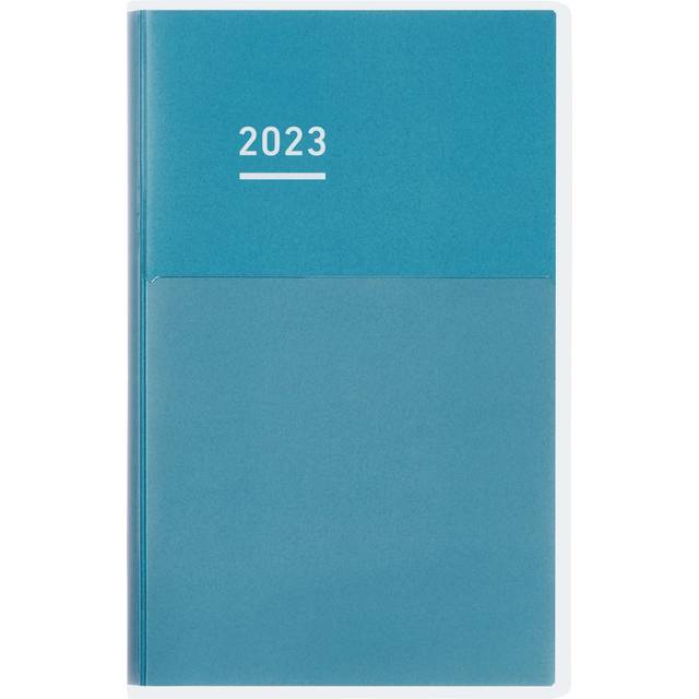 KOKUYO Jibun Notebook DAYs mini Notebook 2023 B6 Slim Monthly Blue Starts in January 2023 Ni-JDM1B-23 blue