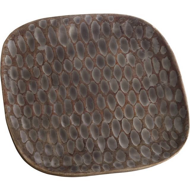 Mogihome Stor Bricka Måns, 35 X 35 X 3,5 Cm, Trä