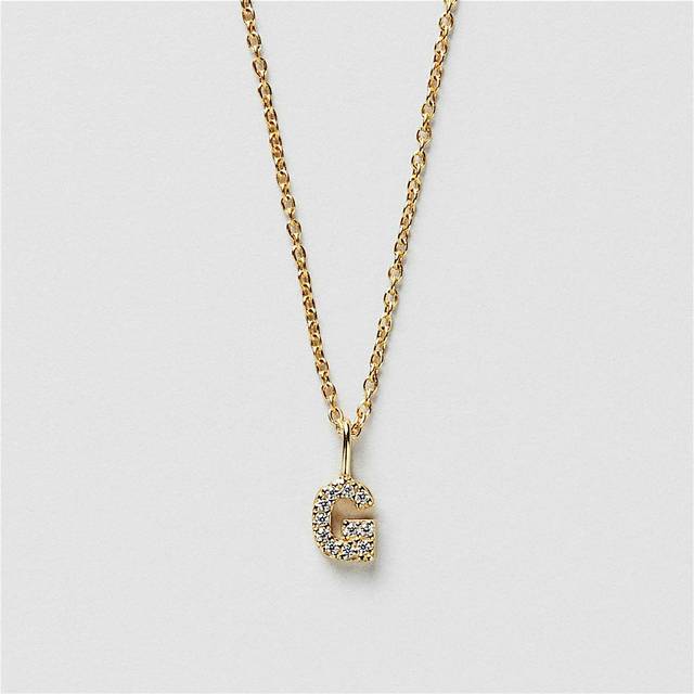 G Sparkle Bokstav Halsband