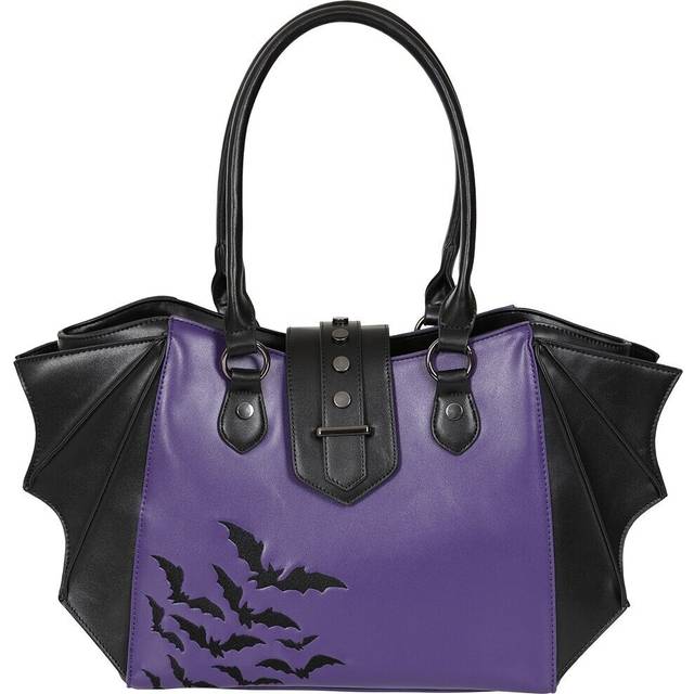 Banned - Gothic Handbag - Haunted Annabelle - for Women - black-lilac - Standard