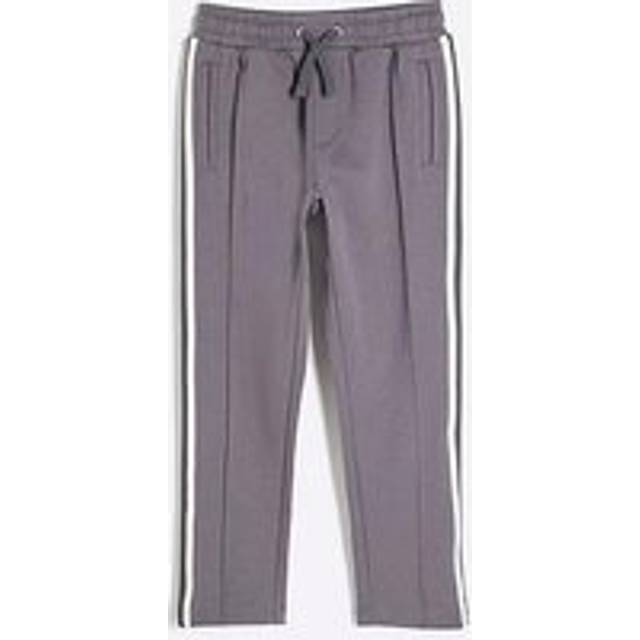River Island Boys Taped Stripe Joggers - Grey, Grey - Light, Size Age: 11-12 Years - age: 11-12 YEARS