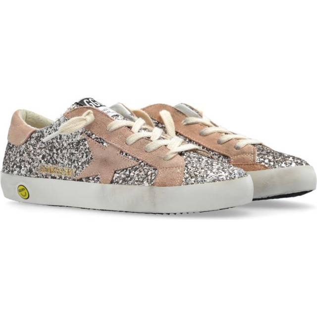 Golden Goose Kids - Super-Star sneakers - kids - Polyethylene Terephthalate (PET)/Suede/Leather/Cotton/Rubber - 32 - Silver