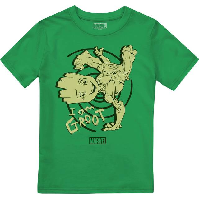 (5-6 Years, Irish Green) Marvel Comics Childrens/Kids Baby Groot Handstand T-Shirt