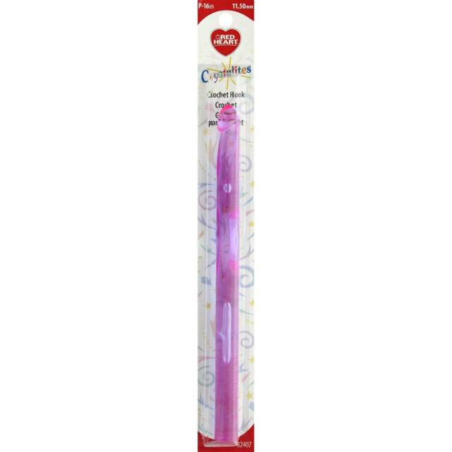 Susan Bates Crystalites Acrylic Crochet HooksSize P/16