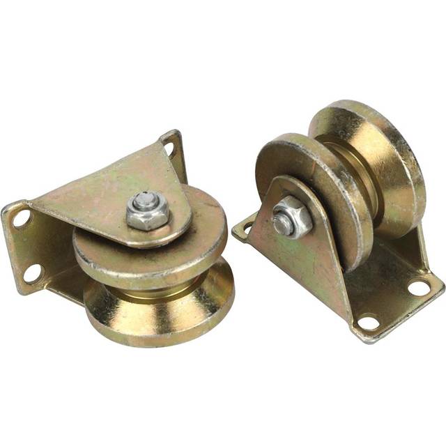 2PCS V Type Sliding Gate Roller V Groove Wheel Track Rail for Industrial Machine Sliding Door