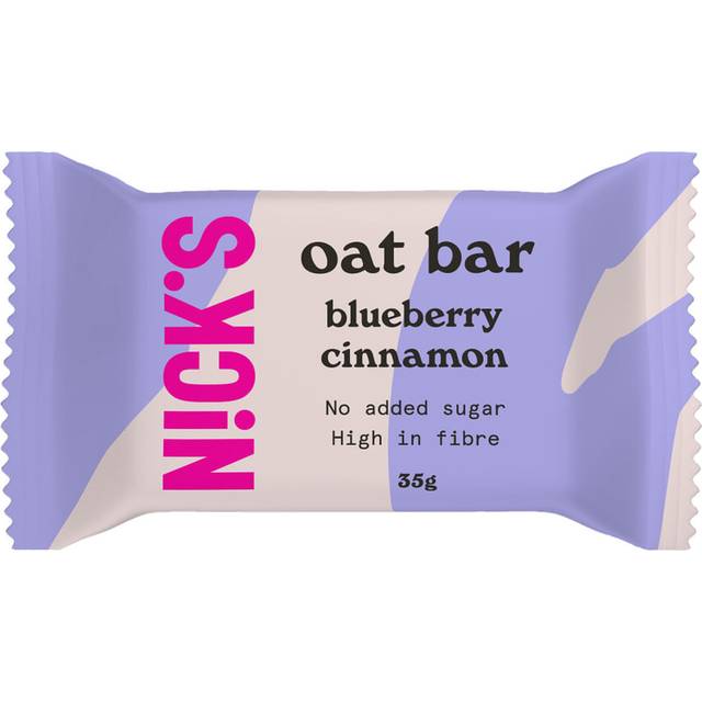 Nick's Oat Bar Blueberry Cinnamon 12 x 35g