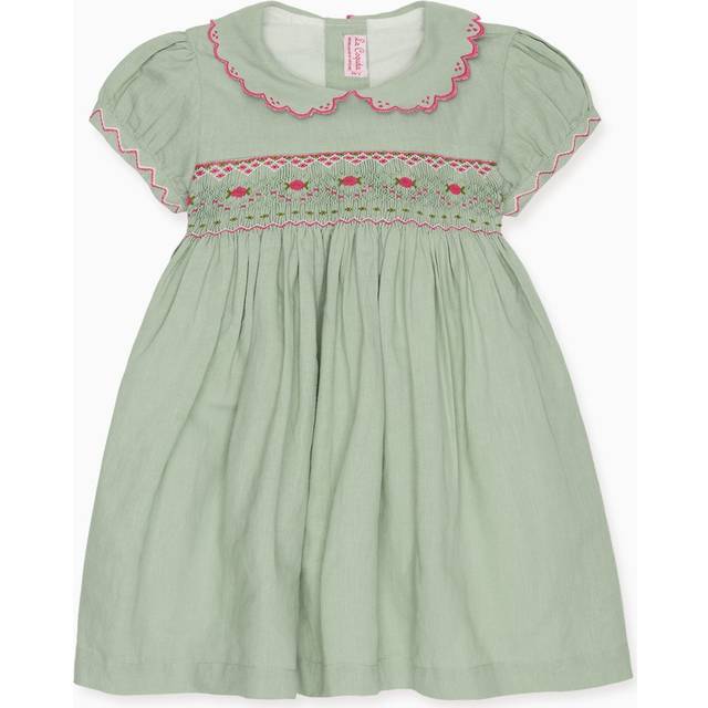 Sage Gisella Girl Hand-Smocked Dress - 5Y