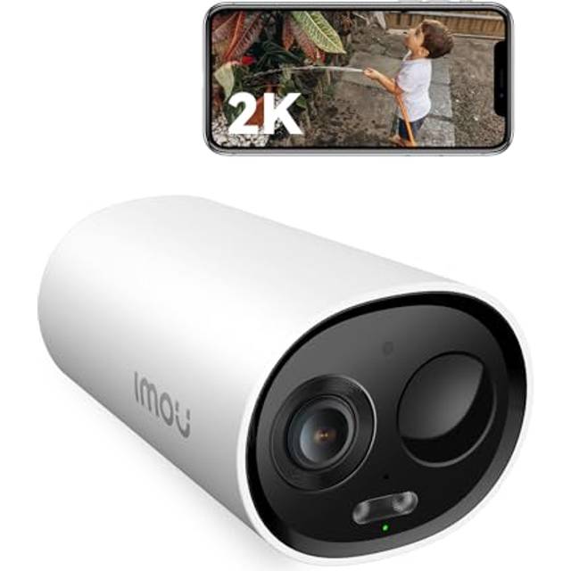 Imou 2k security camera outdoor wireless, rechargeable battery wireless cctv
