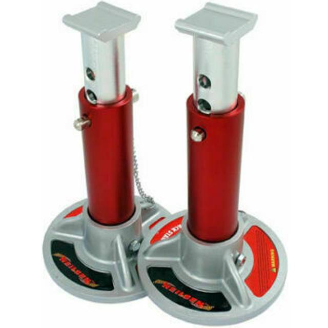 Aluminium Axle Jack Stands (Pair) - 3 Ton, Heavy Duty (Neilsen CT1067)