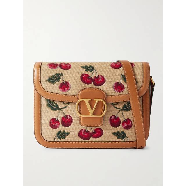 Valentino Garavani Tan 9to5 Cherryfic Bag - R9F NATURALE/MULTICO - UNI