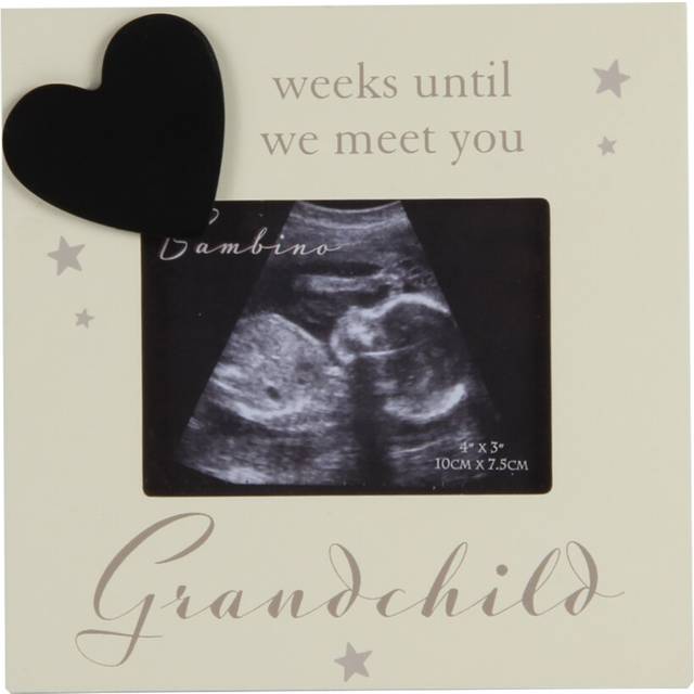 Oaktree Gifts Baby Countdown Scan Photo Frame 4 x 3