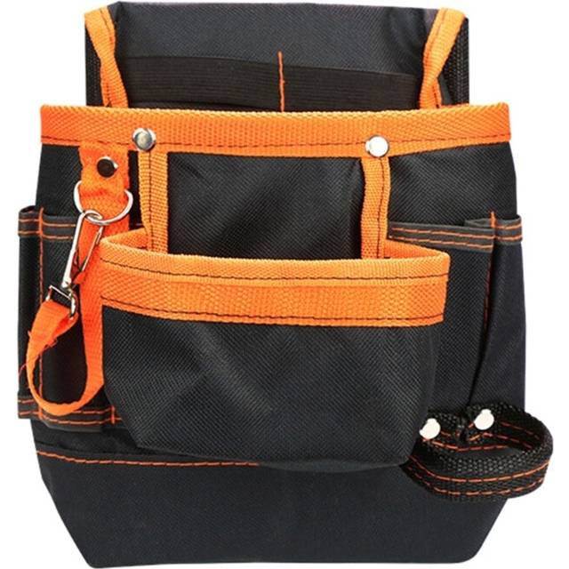Multi-pocket Waist Bag for Electrician Carpenter Hardware Tool Belt Bag 600D Oxford Cloth Tool Bag Maintenance Organizer