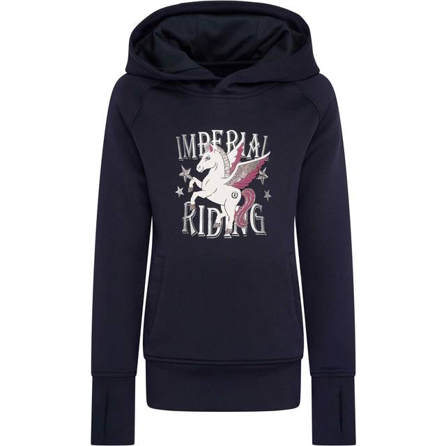 Girl riding sweatshirt Imperial Riding Rocky - Bleu