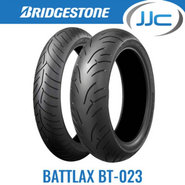 Bridgestone Battlax BT-023 Motorcycle Tyre Package - 120/60 ZR17 (55W) - 160/60 ZR17 (69W)