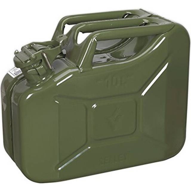 Sealey JC10G Jerry Can, 10L, Green
