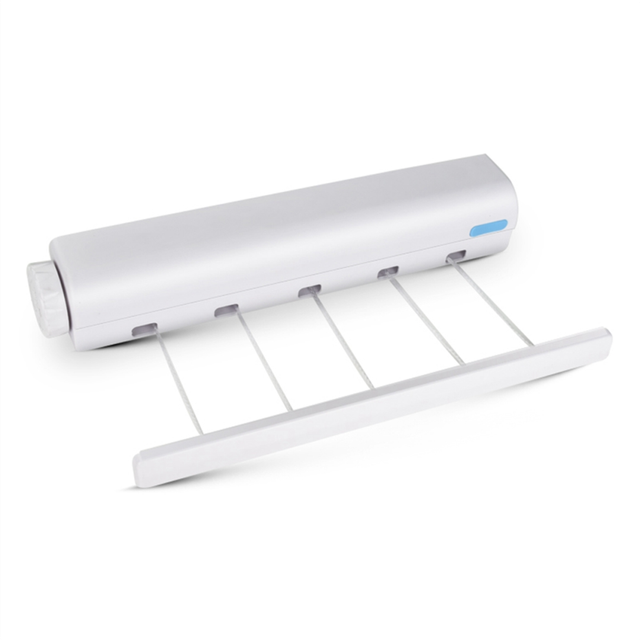 Retractable Indoor Clothesline Wall Hanging Bathroom Hidden Travel
