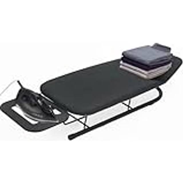 Rainberg Table top Ironing Board, Small-Foldable Design, Non-Slip Folding Legs, 100% Cotton Cover with Foam Layer, Steam Iron Rest, Lightweight, Space
