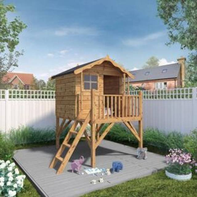 Mercia Shiplap Poppy Tower Playhouse 5 x 7