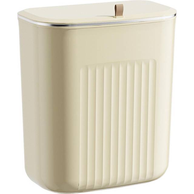 Wall Mounted Waste Bin Space Saving Large Capacity Aesthetic Design Rugged Hanging Trash Can for Small