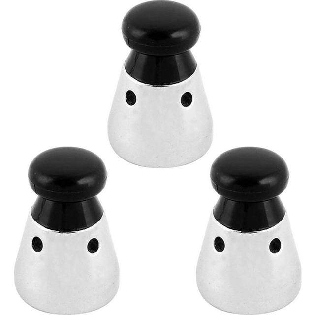 LUFOX 3Pcs Universal Pressure Cooker Relief Jigger Valve 1.5 Inch High (Black)