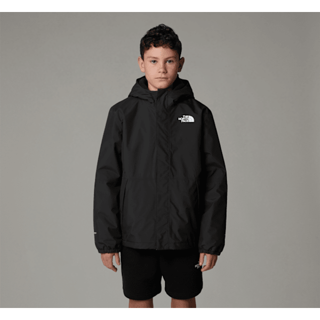 The North Face - Boy's WarAntora Rain Jacket - Waterproof jacket size XS, black