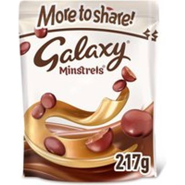 Galaxy Minstrels Milk Chocolate Buttons Sharing Pouch Bag 195g