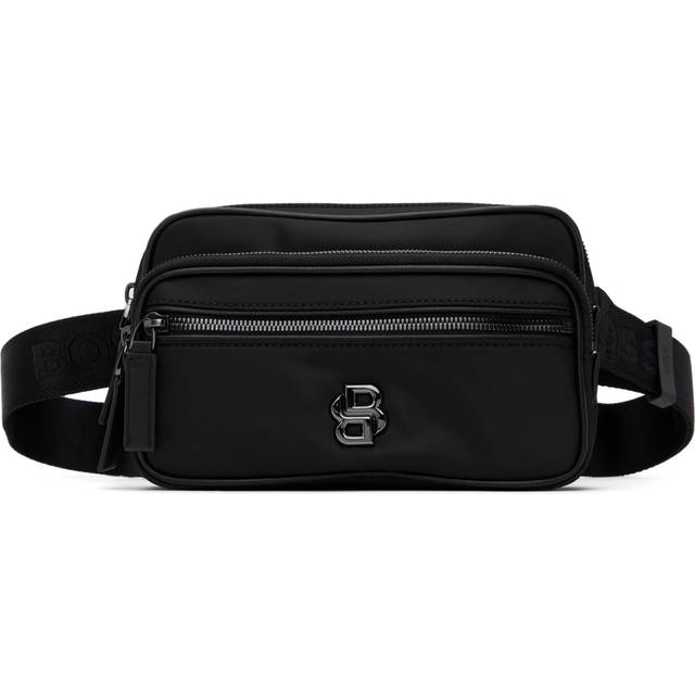 BOSS Black Twill Double B Monogram Belt Bag - 001-Black - UNI