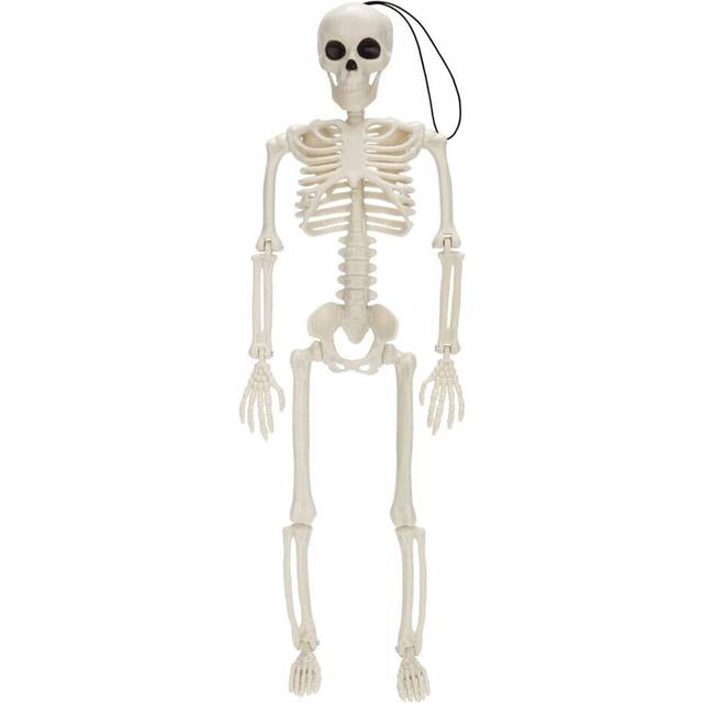 40cm Poseable Full Human Skeleton Prop Party Decoration Haunted House Props Decor 1PCS A